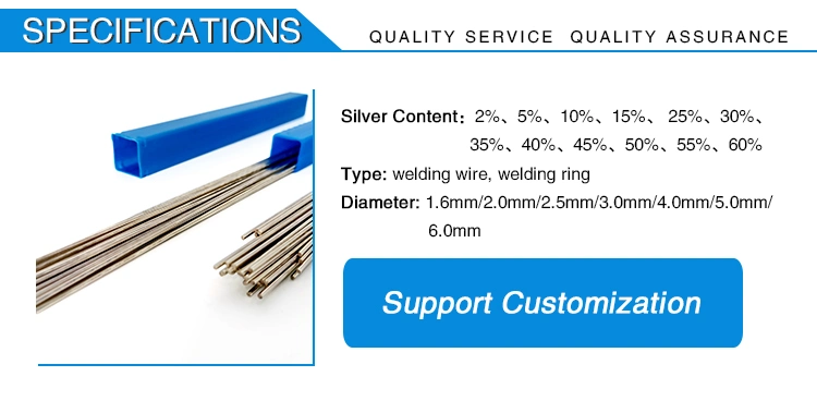 Chinese Factory Percent 25 Silver Tin Solder Welding Wire