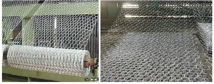 6 X 2 X 0.3 M Galvanized Hexagonal Wire Mesh Gabion Mattress