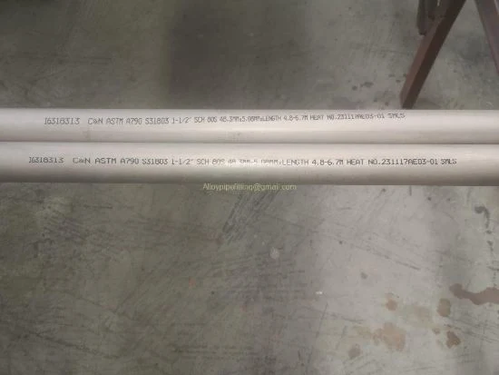 ASTM A790 Uns S31803 Duplex Steel Pipe and Tube/ Seamless and Welded