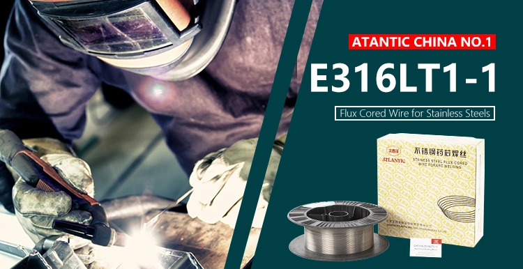 Atlantic Cht316L E316lt1-1 12.5kg / Roll Low Carbon Stainless Steels Flux Cored Welding Wire