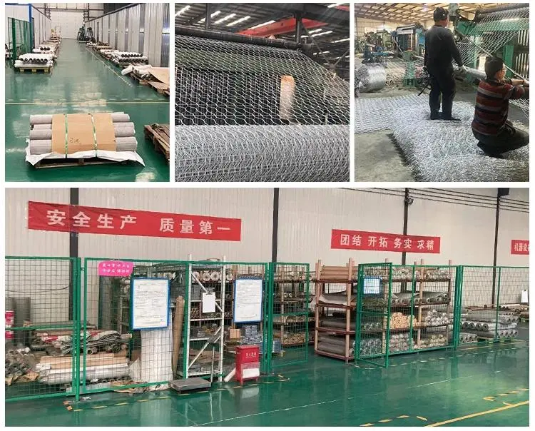 6 X 2 X 0.3 M Galvanized Hexagonal Wire Mesh Gabion Mattress