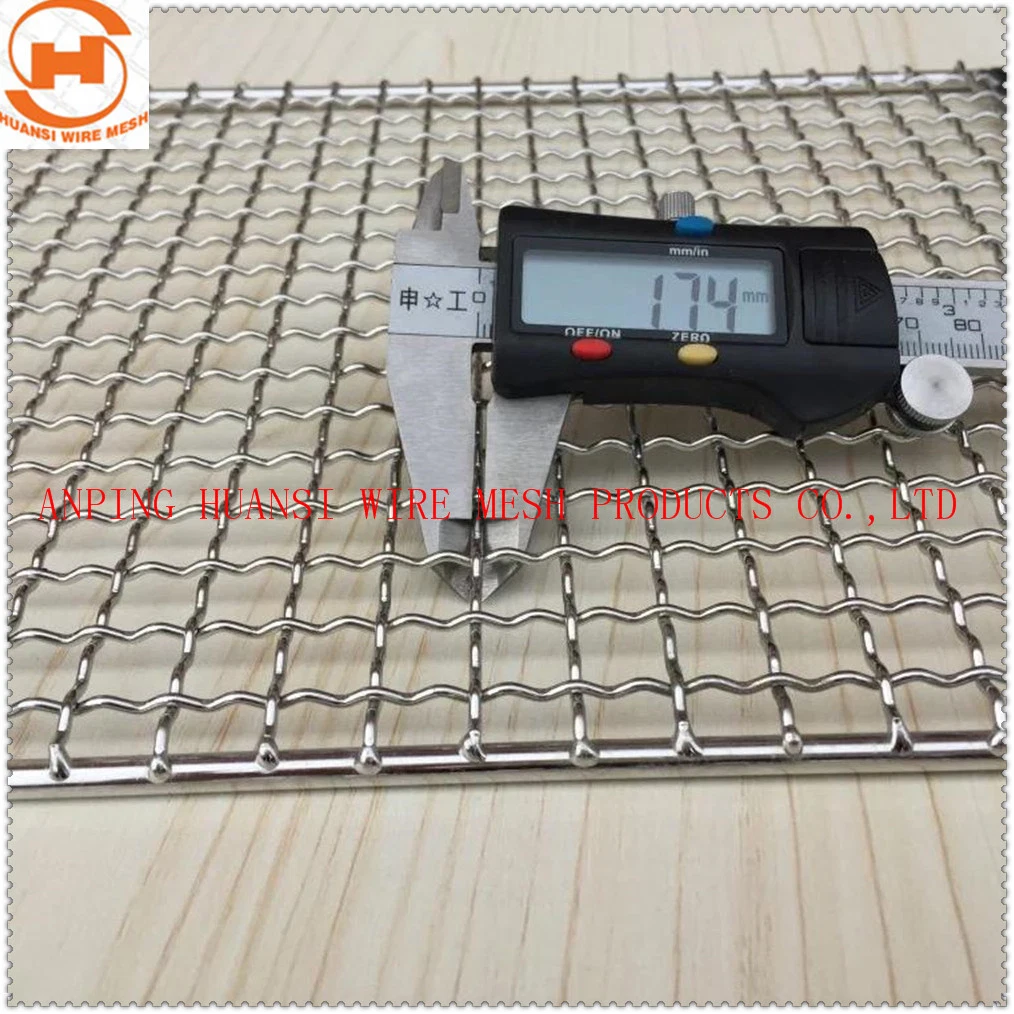 Stainless Steel/Galvanized/65mn/Copper/Titanium Crimped Wire Mesh