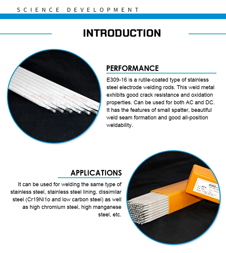 A302 Asw A5.4 E309-16 TIG/MIG Stainless Steel Welding Wire