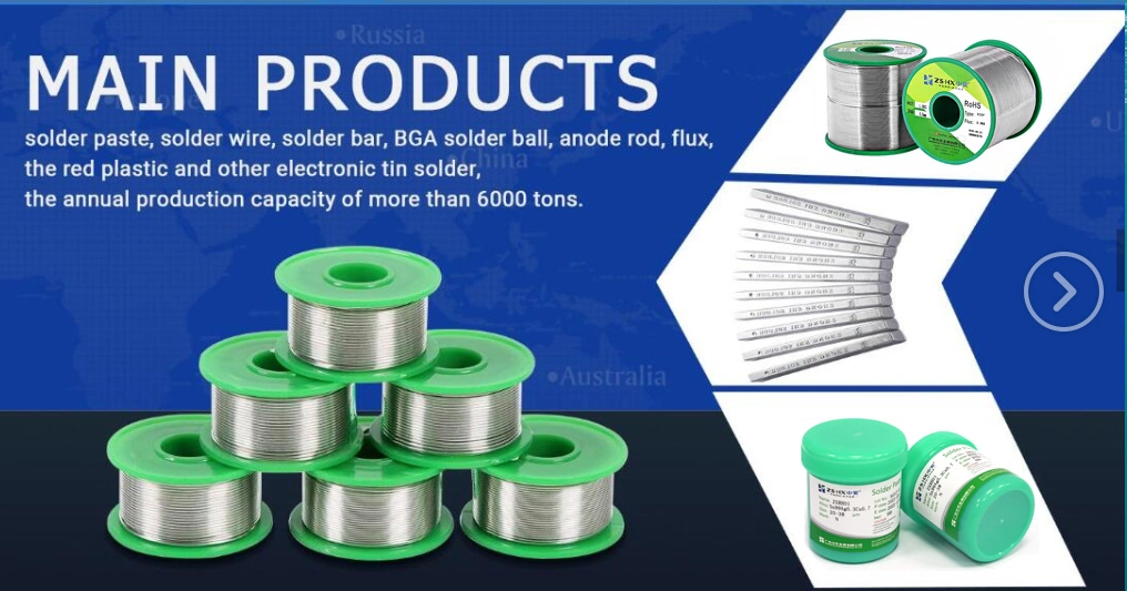 Welding Material 500g 0.6mm 0.8mm Sn63pb37 Solder Wire with 2.2% Flux