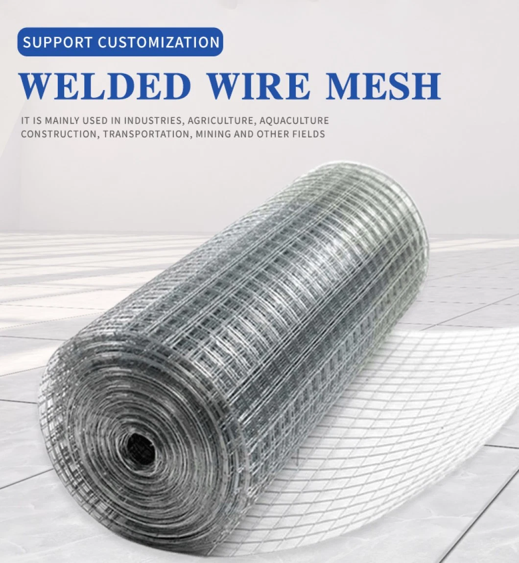 Inch 10 Gauge Galvanized 6X6 Reinforcing Welded Wire Mesh