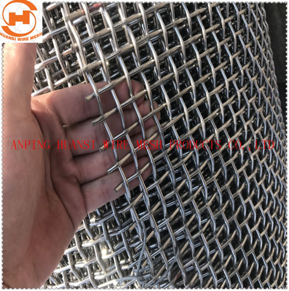 Stainless Steel/Galvanized/65mn/Copper/Titanium Crimped Wire Mesh