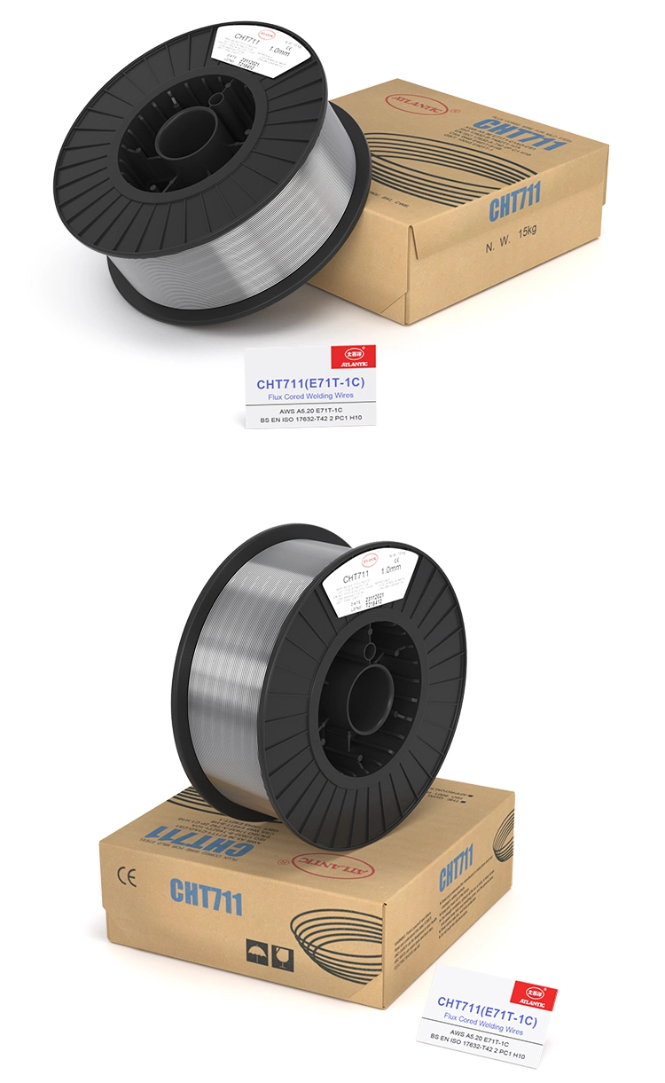 Atlantic E71t-1 Flux Cored Welding Wire for Ship Building Carbon Steel