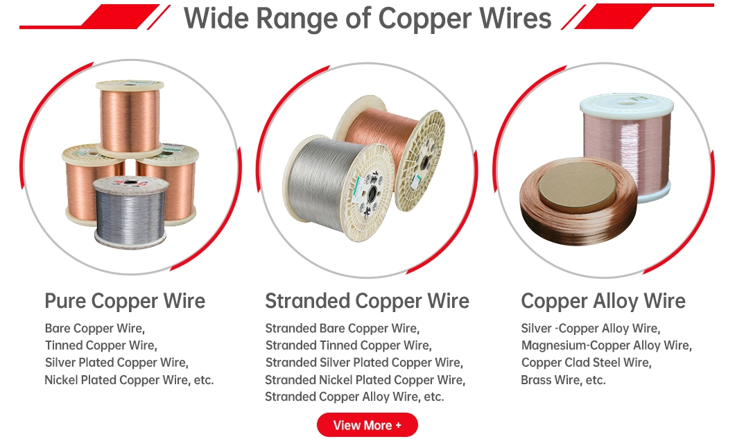 Single Core Solid Bright Annealed Tinned Copper Wire for Connector