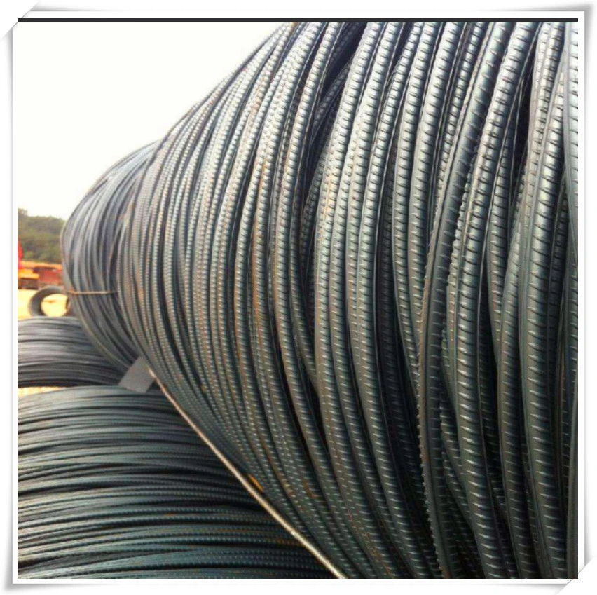 6mm 8mm 10mm 12mm Reinforcement Deformed Iron Rebar / Deformed Steel Bar Reinforcing Wire Rod