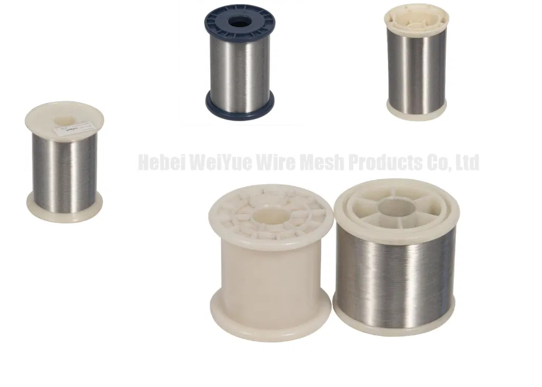 SS304 Stainless Steel Knit Ultra Fine Wire 0.025mm with Special Plastic Spool Stainless MIG Wire