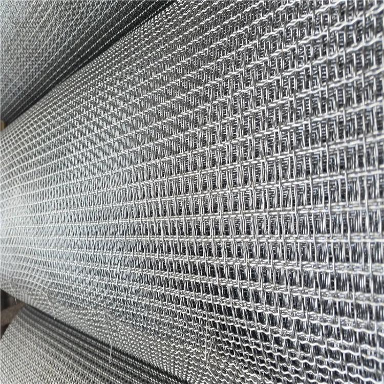 Wholesale Galvanized Square Woven Wire Mesh / Stainless Steel Crimped Wire Mesh