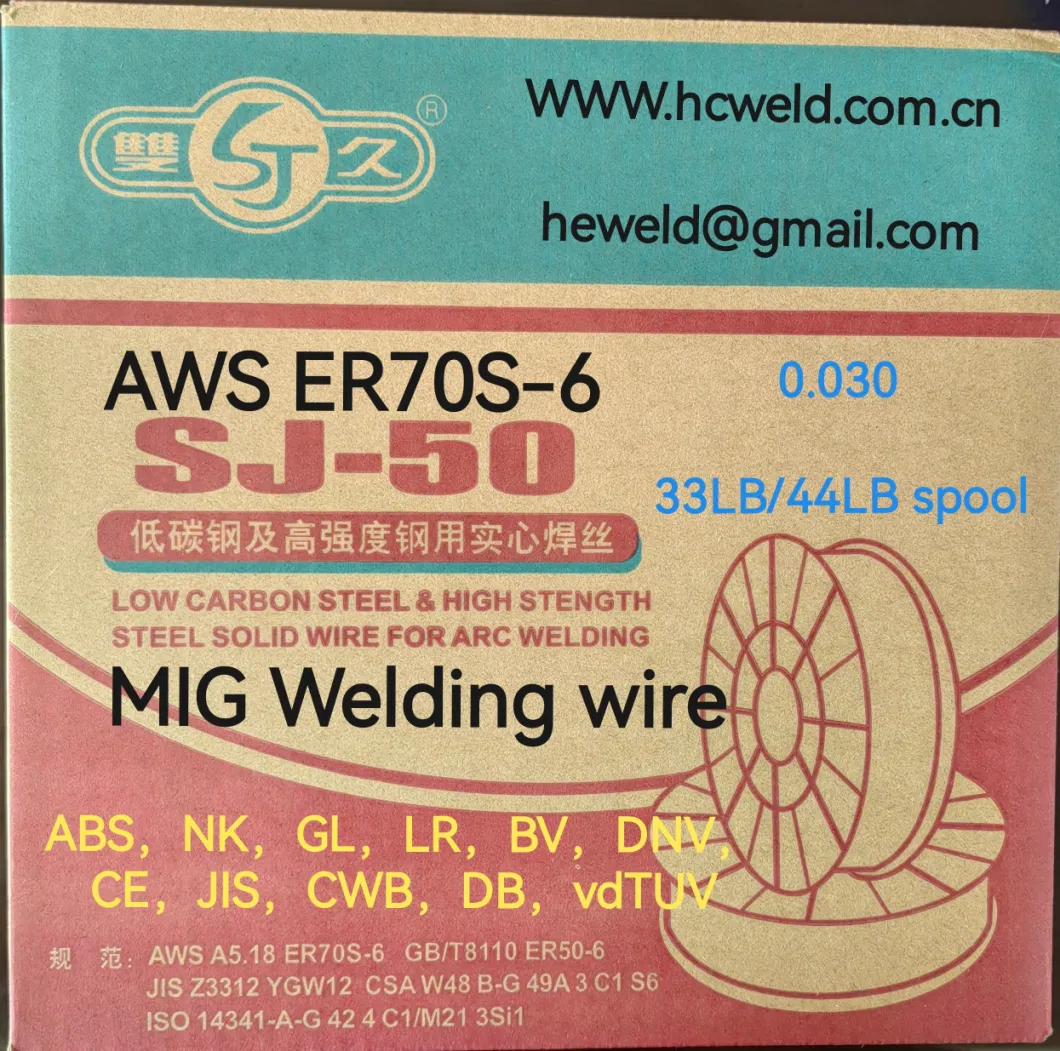 JIS Certificated MIG Welding Wire Er70s-6 (SJ-50) 0.030