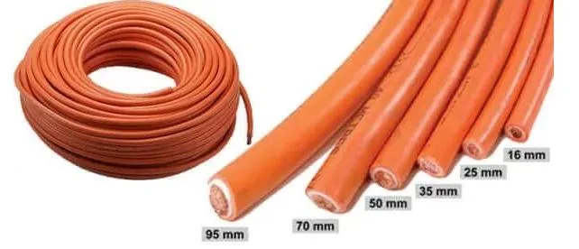 450/750V 1/0 2/0 3/0 4/0 AWG Single Copper Rubber Welding Cable