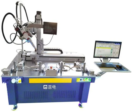 Laser Galvanometer Welder Factory Price, Multi Axis Combined Automatic 1500W/2000W Welding Machine, Spot Welding Battery Pack Cells, Metal Frame, Aluminum, Ss.