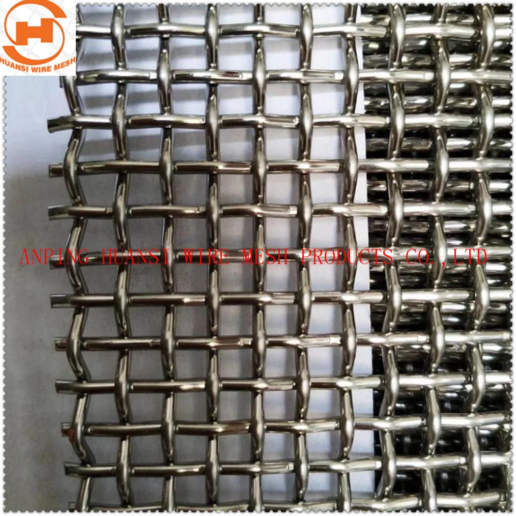 Stainless Steel/Galvanized/65mn/Copper/Titanium Crimped Wire Mesh