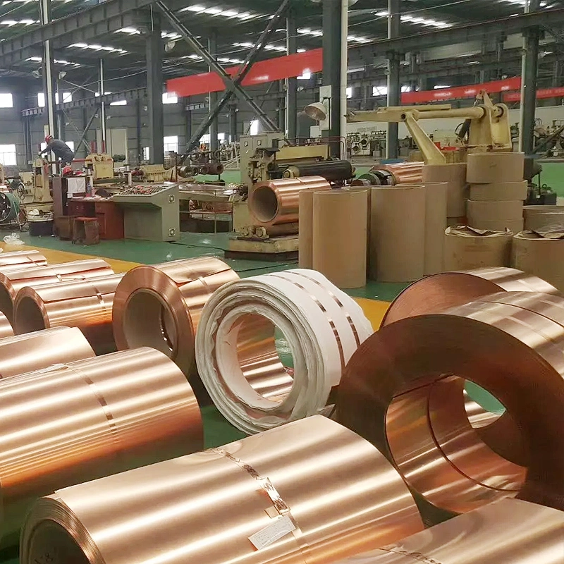 Copper Coil Strip Pipe 99.99% High Purity C11000 C12200 C12000 Brass Coil Pipe C22000 C26000 C27200 Steel Coil