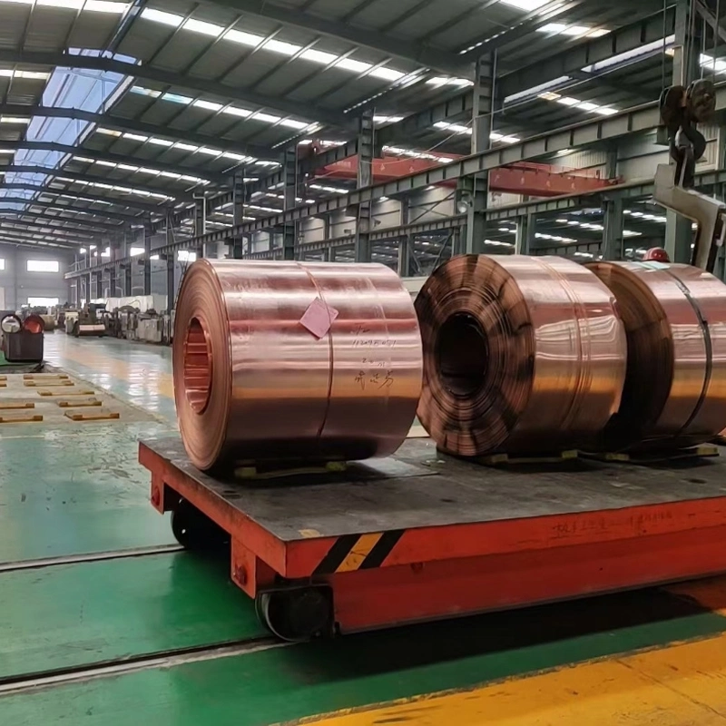 Copper Coil Strip Pipe 99.99% High Purity C11000 C12200 C12000 Brass Coil Pipe C22000 C26000 C27200 Steel Coil