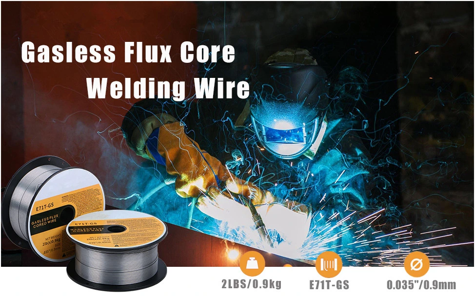 High Quality! Gasless Flux Cored Welding Wire E71t-Tg 0.8mm 0.9mm 1.0mm 1.2mm 1.6mm 1kg Per Roll, 0.5kg Per Roll