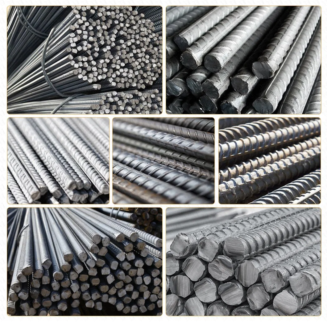 China Factory ASTM GB Rebar Hrb300 HRB400 HRB500 8mm 10mm 6m 12m Rebar Steel for Construction Building