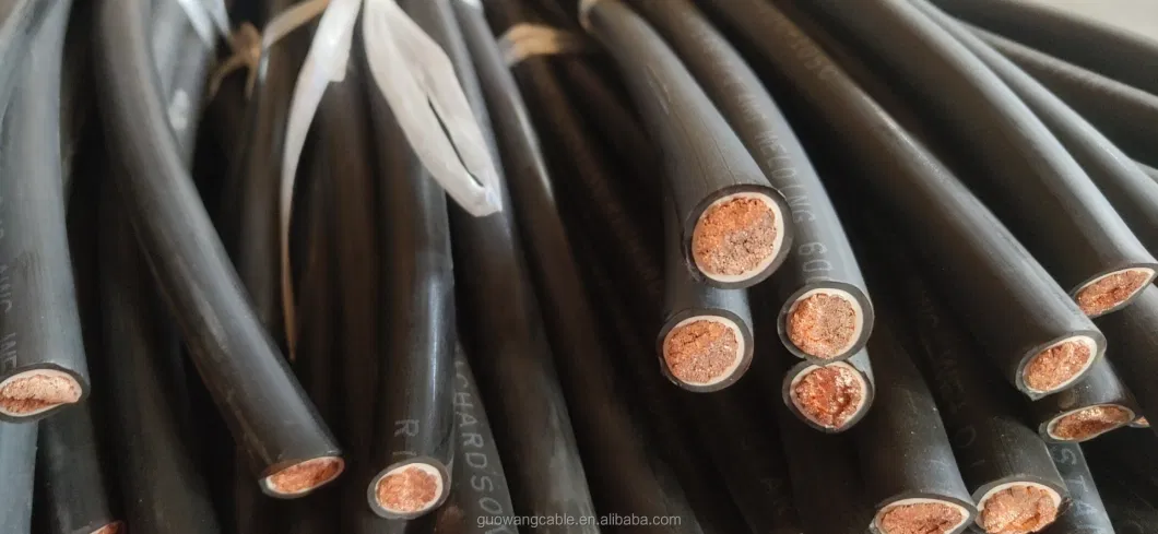 4/0 3/0 2/0 1/0AWG Size Copper Core Welding Cable for Welding Machine