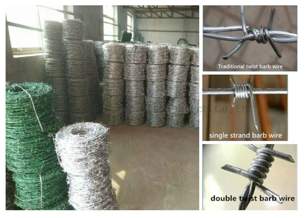 Factory Hot Dipped Galvanized PVC Stainless Steel Barbed Wire Fencing Wire Price