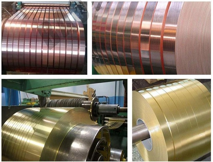 Brass Coil C21000 C22000 C22600 C23000 C24000 C26000 C26130 C26800 C27000 Brass Coil H59 Cuzn4 Brass Surface Welding Coil Tape Wire Material Origin Cutting Roll