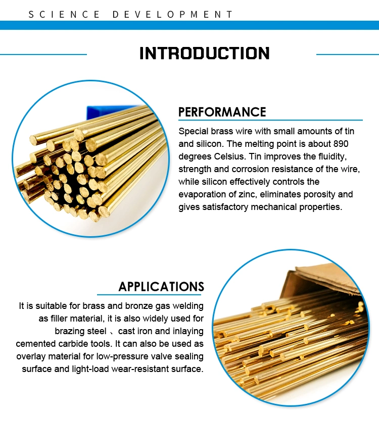 Factory Direct Sales of Brass Alloy Welding Materials HS221