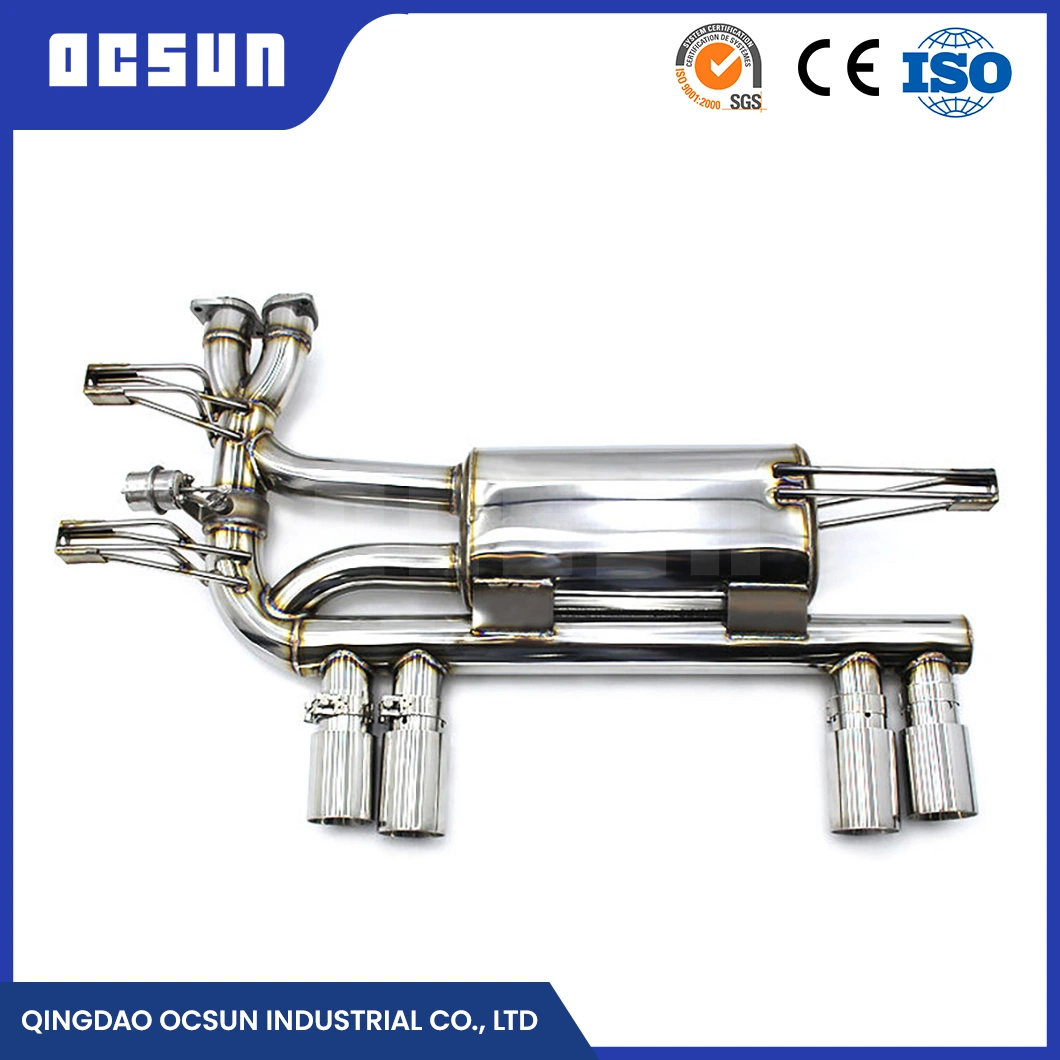 Ocsun Ready to Ship Aluminized/Mild Steel Material Automobile Exhaust Mufflers Suppliers China Exhaust Fan Silencer