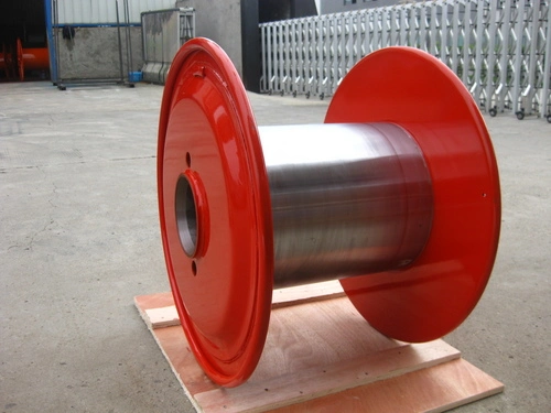 Double Layer High Speed Cable Steel Bobbin Empty Cable Reel