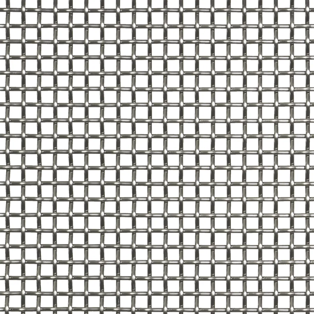 Pengxian Steel Vibrating Screen Crimped Wire Mesh China Wholesalers Stainless Steel Wire Gauze Square Mesh 1mm 4.8mm 2.0mm Diameter 316 Stainless Mesh