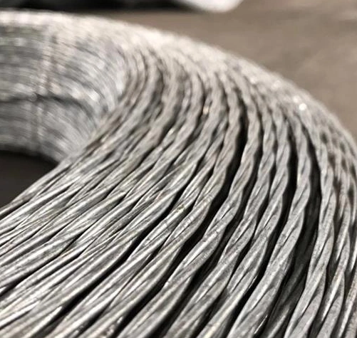 1860MPa High Tensile 7 Wire Galvanized 12.7mm PC Steel Strand Hollow Core Steel Cable Wire Rope PC Strand 6mm Stainless Galvanized PC Steel Wire