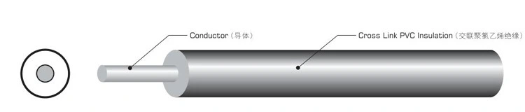 China Electric Cable Wire UL1021 Extension Cord PVC Insulated Single Core Flexible Copper Wire