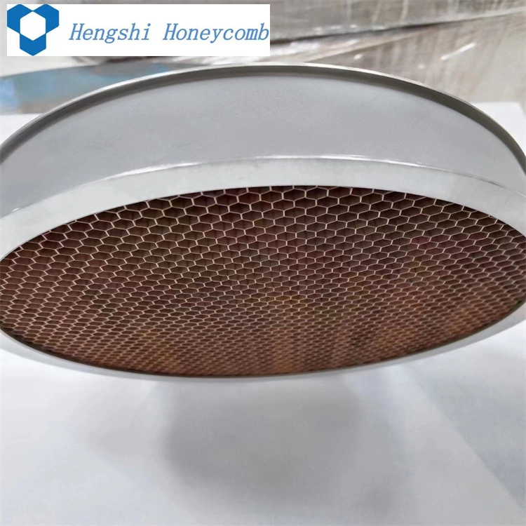 Hengshi Brass Honeycomb 304 Stainless Steel and 316L Knitted Wire Mesh EMI Shielding Waveguide Window Honeycomb Vent