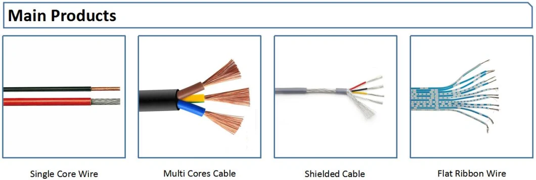 China Electric Cable Wire UL1021 Extension Cord PVC Insulated Single Core Flexible Copper Wire