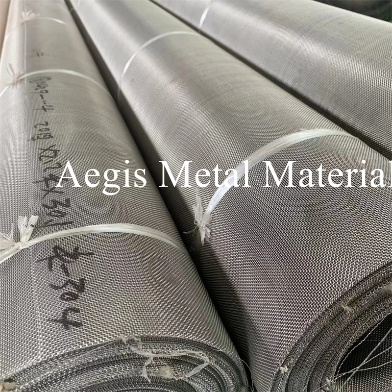 4 Mesh 1.2mm 10 Mesh 0.7 mm Chinese Super Duplex 2205 2507 Stainless Steel Wire Mesh Fabric 1.2m Width in Stock