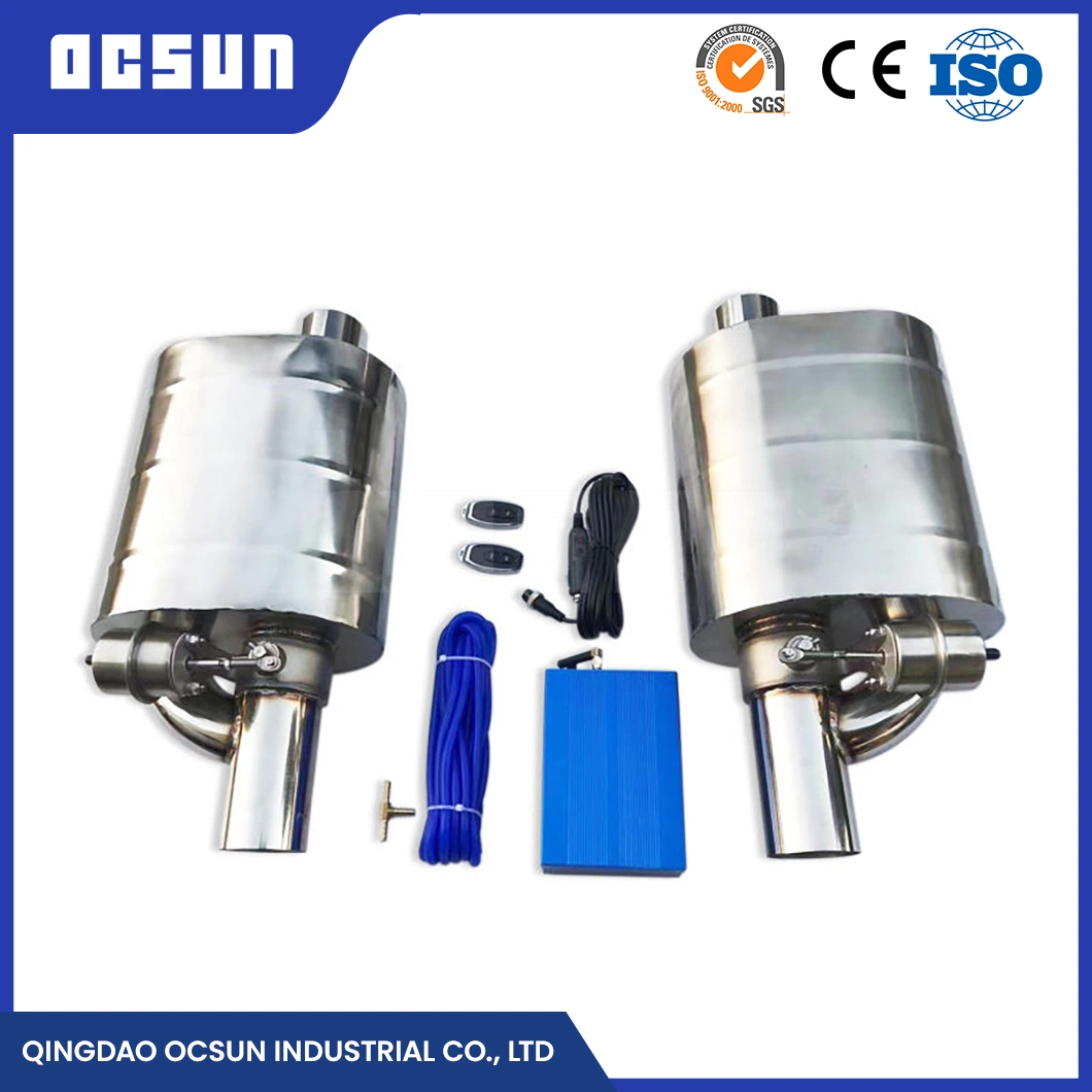 Ocsun Ready to Ship Aluminized/Mild Steel Material Automobile Exhaust Mufflers Suppliers China Exhaust Fan Silencer