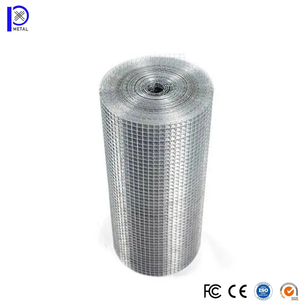 Pengxian 0.5m - 2m Welding Iron Wire Mesh Roll China Manufacturers 1/2 Hot -Dipped Galvanized Welded Wire Mesh Used for Welded Mesh Fencing. 0