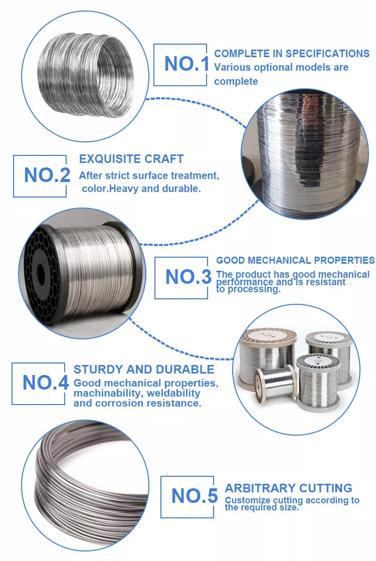 SS304 316L 321 Stainless Steel Spring Welding Wire for Industrial Usage