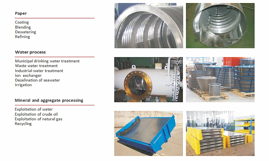 Tec-Sieve Cylinders-Outside Diameter 914mm Wedge Wire Screen