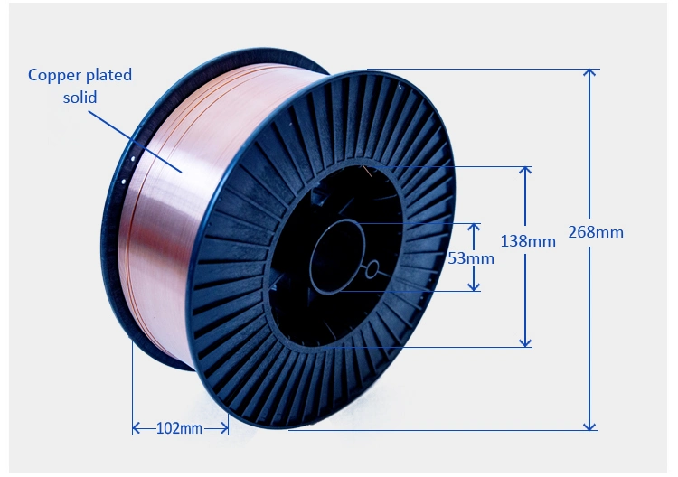 Hot Sale Er70s-6 Brass Solid Welding Wire 0.8 1.0 1.2 China Supplier Cheap Price MIG Mag Welding Wire CO2 Mag Welding Wire/MIG Er70s-6 Welding Wire