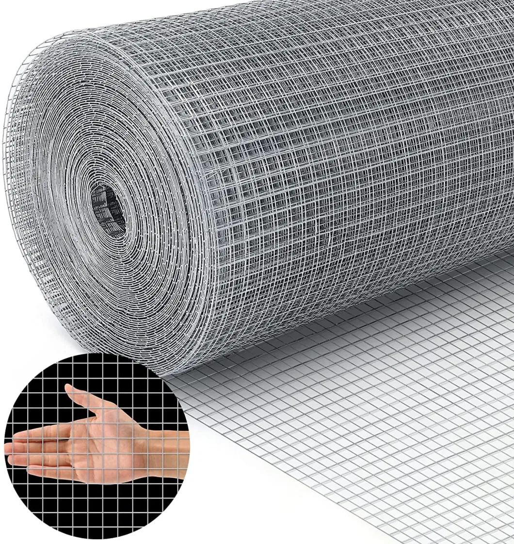 Pengxian 0.5m - 2m Welding Iron Wire Mesh Roll China Manufacturers 1/2 Hot -Dipped Galvanized Welded Wire Mesh Used for Welded Mesh Fencing. 0