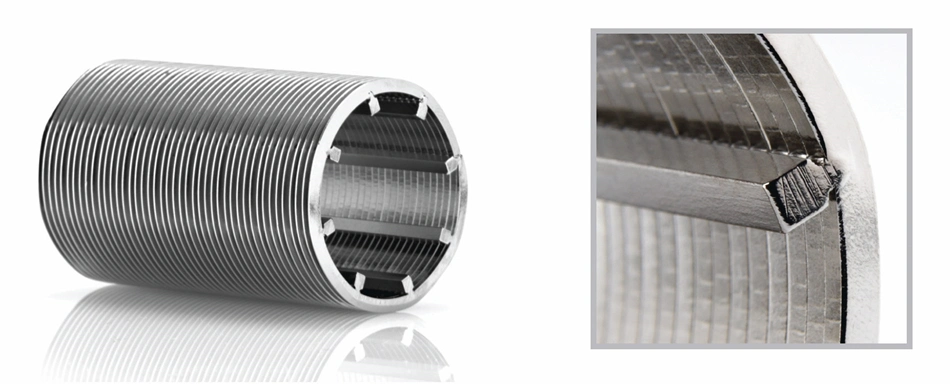 304 /316 Stainless Steel Wedge Wire Screen Tube