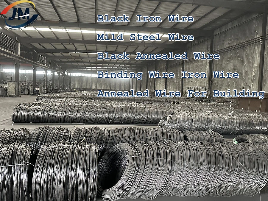 Mild Hard Cold Drawing Black Iron Steel Wire for Reinforcing Welded Mesh and Nails Production