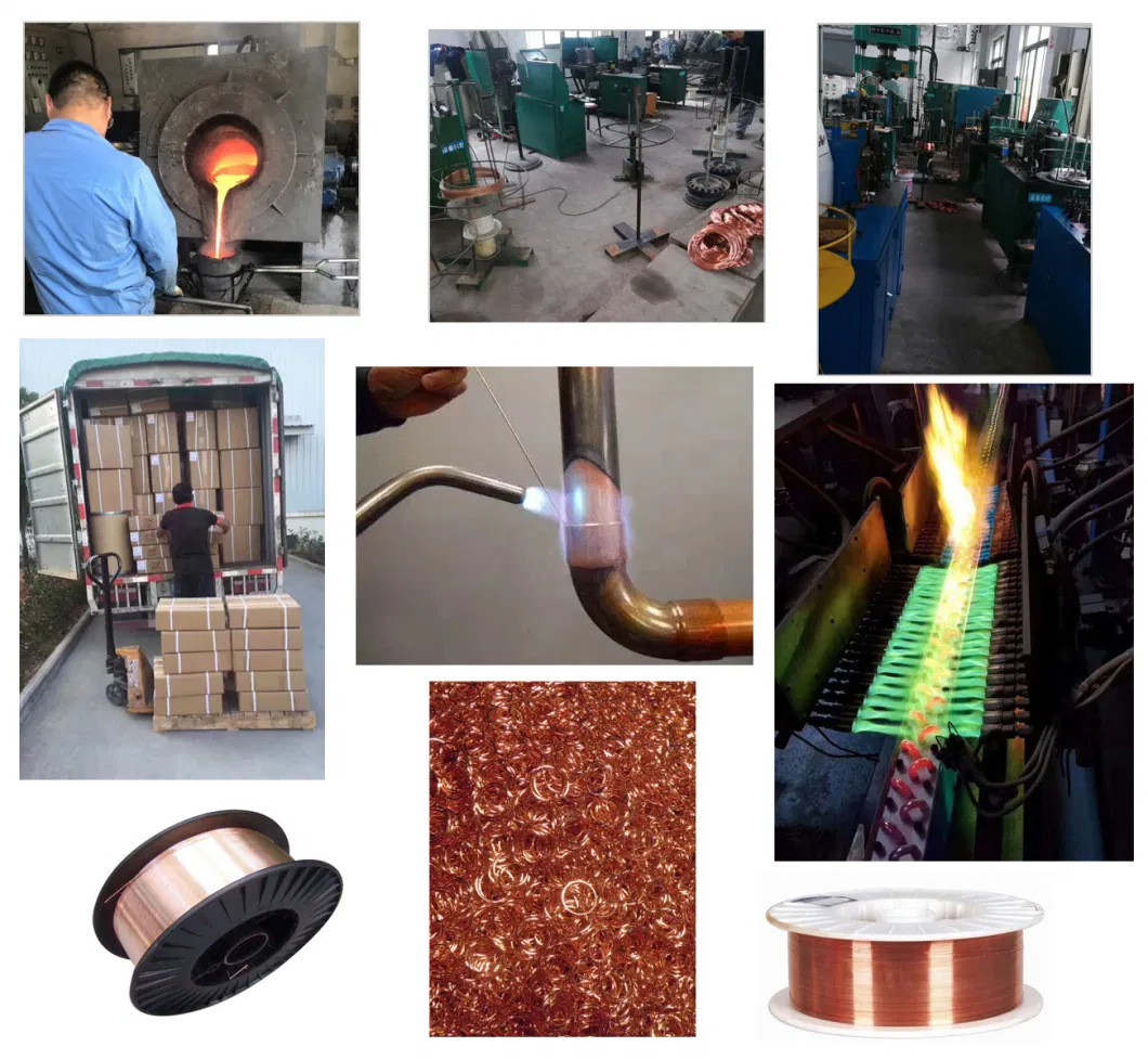 Silver Electrode 40% Phosphor Copper Welding Wire Copper and Iron, Stainless Steel Alloy Welding Filler Metal