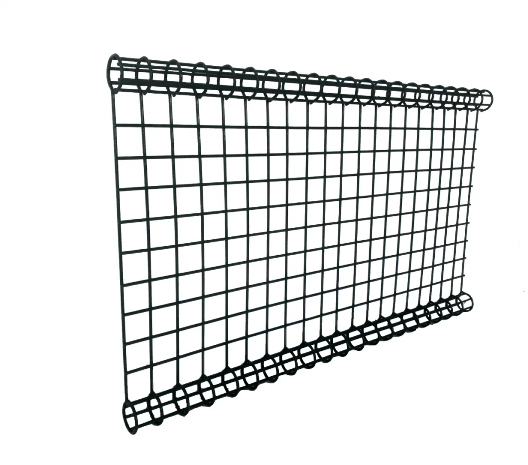 Yeeda 8 FT Welded Wire Fencing China Wholesalers 6X6 Welded Wire Mesh 48 X 2 X 2200 mm Column Dimensions Double Loop Roll Top Fencing