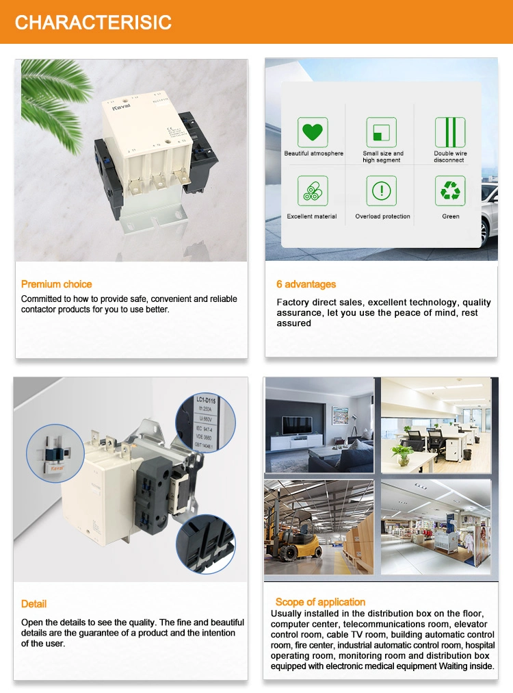 Single Pole Electric Magnetic Contactor with Ce CCC