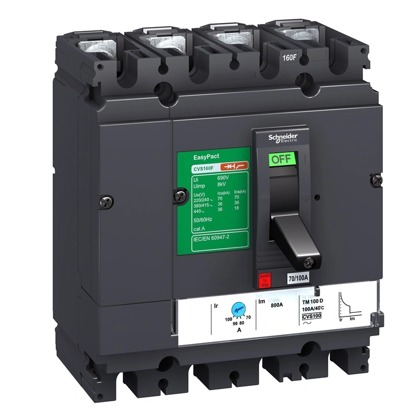 Moulded Case Circuit Breaker CE Certified 1-Pole 250A MCCB