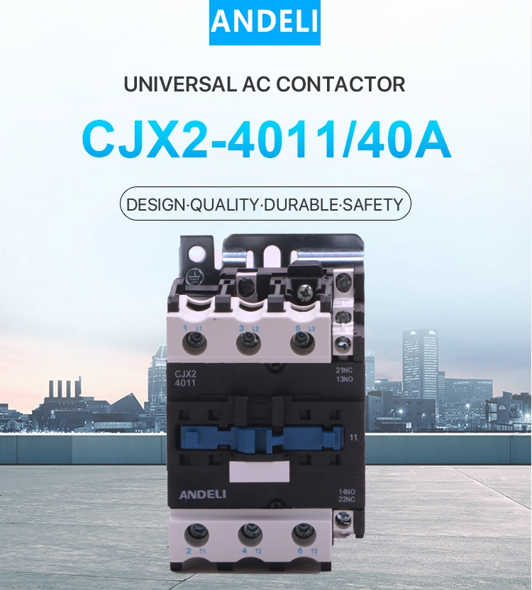 Andeli Group 40A 380V Cjx2-4011 Types of Contactor