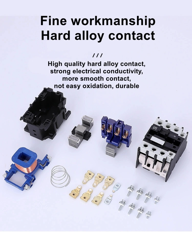 80A 12A 4p Power Relay 3p 3 Pole Magnetic Contactor Hot Sale