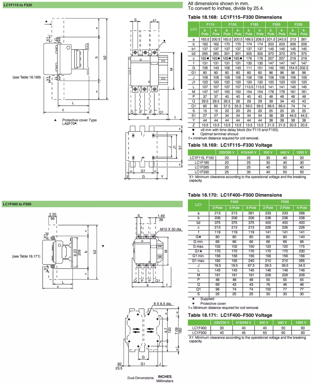 LC1-F 3p 4p 115A 150A 185A 225A 265A 330A 400A 500A 630A 780A 800A LC1-F115 LC1f185 LC1f225 LC1f265 LC1f330 LC1f400 LC1f500 LC1f630 LC1f780 LC1f AC Contactor